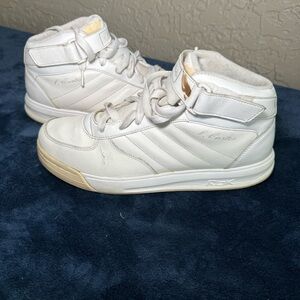 Reebok Vintage Jay Z S. Carter Triple white Hi Top Sneaker Y2K Size 11 Shoes